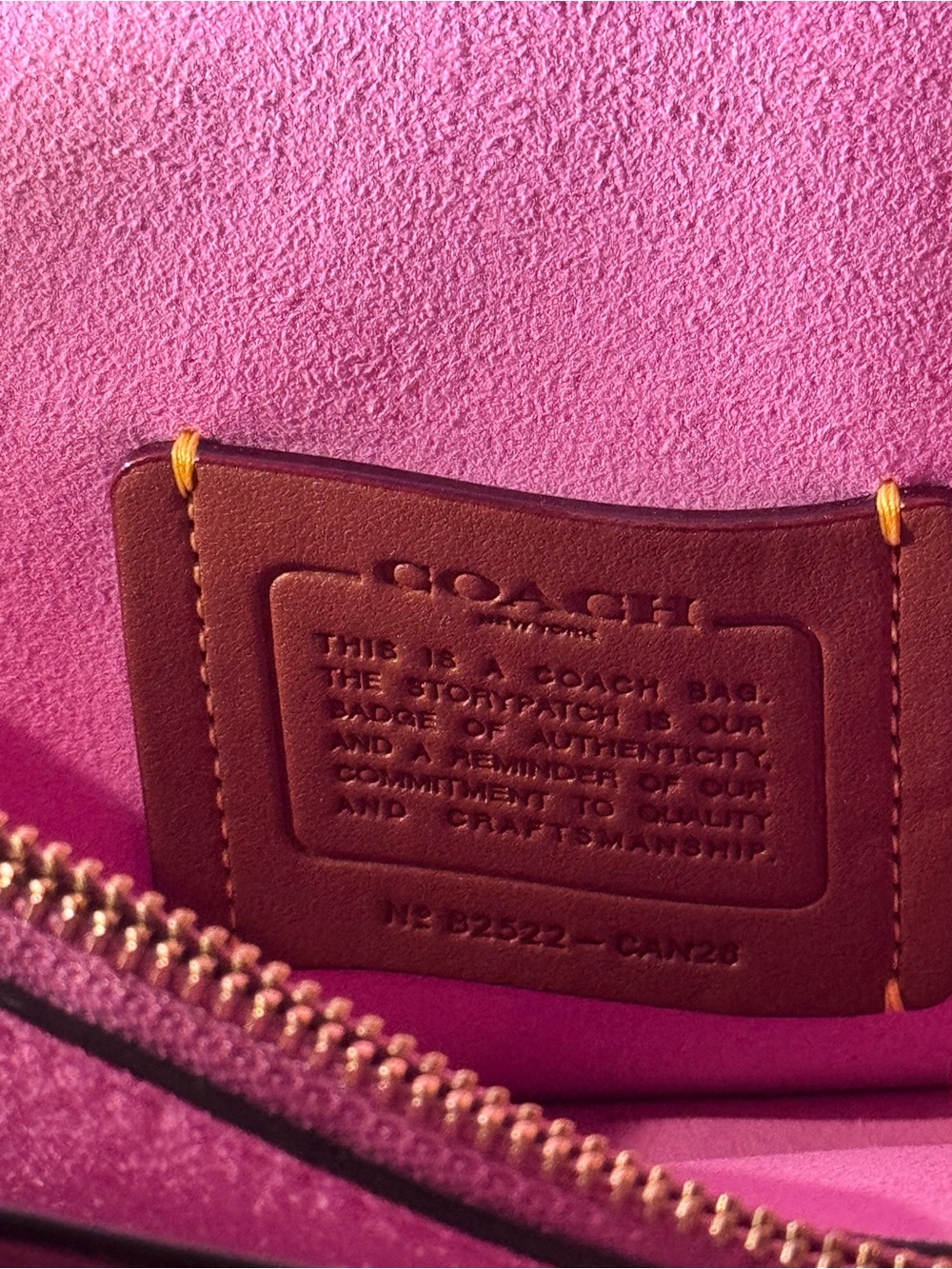 Coach Twisted Tabby Pink Bag - Picture 8 of 10